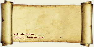 Mila Hrnjaković vizit kartica